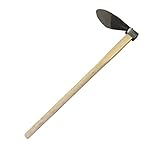 鍛造打物 トンビ鍬(シノギ付)大 茨木町型 樫3尺柄付　No.6