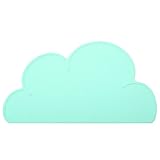 GudeHome シリコン 雲形 ランチョンマット インファント 小型 ディナー ポータブル テーブルマット ベビー 防水性 食事用マット