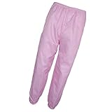 F Fityle 作業用ズボン　生産現場 ボトムス　帯電防止ポリエステル　防粉塵　通気性　伸縮性 　男女兼用　 - ピンク