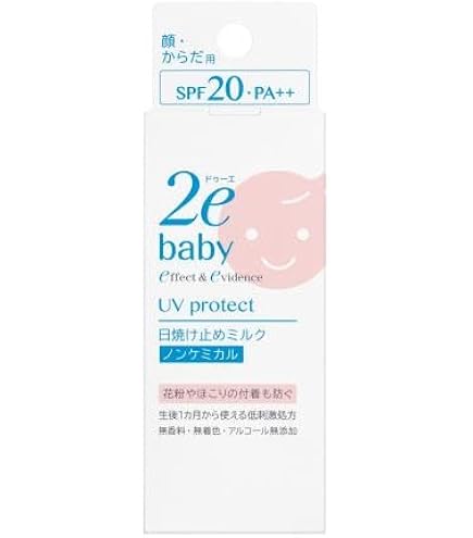 Amazon.co.jp: 2e ドゥーエ 日焼け止め (ノンケミカル) 40ml SPF50+ PA