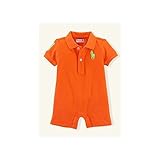 【RALPH LAUREN (ラルフ　ローレン)】ビッグポニーポロショートオール (Baby boys) 9M (68-73cm) 888178931773