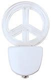 Meridian Electric 10737 LEDカラー変更Peace Sign時に自動on Dark Night Light