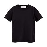 [LSMUDKINGDOM] tシャツ キッズ 無地 黒 丸首 半袖シャツ 8色展開 綿100 子供服 男の子 女の子 120