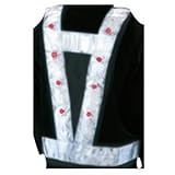 TOYO LED点滅式反射ベスト 紺 ライム No.7046