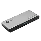 SIIG Thunderbolt 4ドッキングステーション/15-in-1ドック 60W充電 3X THB 4 40G (USB-C) 2X USB-A 5G イーサネット シングル8Kまたはクアッド4Kビデオ (HDMI & DP) Mac M1 M2 & Windows (JU-DK0U11-S1)