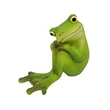 ガーデン オブジェ・置物 （Frog・たそがれ） EDC-0110