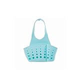 LuCoOファッションシンクストレージディッシュ乾燥ラックホルダーDrainerキッチンバスルームストレージバッグ S ブルー LUC_4787424