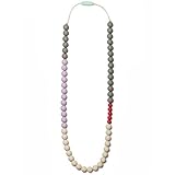 Mama & Little Olivia Silicone Baby Teething Necklace for Moms - Nursing Necklace in Lavender - Teeth