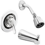 Cleveland 40314C Single Lever Handle Tub/Shower Trim Kit, Chrome [並行輸入品]