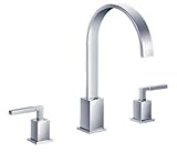 Isenberg 135.2410CP Serie 135 Deck Mounted Roman Tub Filler, 135.2410, Polished Chrome [並行輸入品]