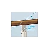 YKK ap　歩行補助用手すり　パルトナーUDフェンス（自立タイプ）　柱部品　自在傾斜部品 　ブラウン