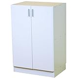 システムリビング収納 壁面収納 下段板扉タイプ 幅60cm ホワイト FS-101WH