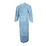 F Fityle エプロン　保護服　作業服　溶接用ジャケット　人工牛革　溶接用　機敏性　快適性　耐久性　全3サイズ2色　 - 青110cm