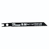 ハウスB.M 兼用ジグソー替刃 10枚入り プラスチック用 NO714
