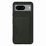 LOOF SKIN SLIM-SLOT レザー カード収納 スマホケース for Google Pixel 8 用 ケース カバー 背面 ストラップホール カードポケット シンプル 耐衝撃 薄型 軽量 leather [エバーグリーン]