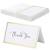 PAVIKE 席札 (20枚入り) 席札 用紙 座席カード 折り畳み ブランクカード 二つ折り ゴールド 名前札 席装飾 テーブル飾り 結婚式 披露宴 パーティー テーブル名と場所カード用 10.5*8.4cm