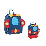 Stephen Joseph Mini SideKicks Backpack and Lunch Pals Set (Airplane) [並行輸入品]
