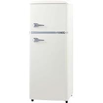 Amazon.co.jp: アイリスプラザ レトロ冷蔵庫 冷凍冷蔵庫 114L すっきり