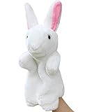 子供のぬいぐるみハンドパペット、ピンクの羊