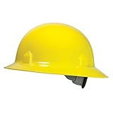 Jackson Safety 20698 Blockhead High Density Polyethylene Hard Hat with 8 Point Ratchet Suspension, Y