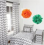 Ikkat Zigzag Pink/Grey 4 pc Toddler Bedding Set [並行輸入品]