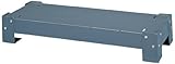 Durham 364-95 Gray Cold Rolled Steel Drawer Cabinet Base, 33-3/4 Width x 5-3/4 Height x 12-1/4 Depth