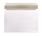 厚紙封筒 A4サイズ クリックポスト ゆうパケット対応 330×240mm 開封ジッパー 両面テープ付 (10枚セット)