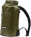 ICEMULE Jaunt Small Collapsible Backpack Cooler – Hands Free, 100% Waterproof, 24+ Hours Cooling, Soft Sided Cooler for Hiking, Camping, Fishing & Picnics, 9 Liter, Fits 6 Cans + Ice, Army Green