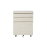 デスクワゴン［日本製］　　ホワイト　Ｂ・引出し