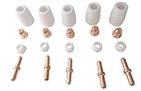 CUT 60 プラズマ カッター 切断機 トーチ 消耗品 (20, 白)