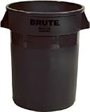 [T-7784554]ラバーメイド　ラウンドブルートコンテナ　スリット付き　７５．７Ｌ　ブラック 1779734