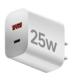 タイプc 充電器 PD25W 急速充電器【業界超軽量·PSE認証】 USB 充電器 ACアacアダプター Type-C USB-C電源アダプタ コンセント iPhone 16/15/14/13/12 Pro/X/iPad Pro/iPad Mini/Xperia/GALAXY/Android その他各種機器対応 (白)