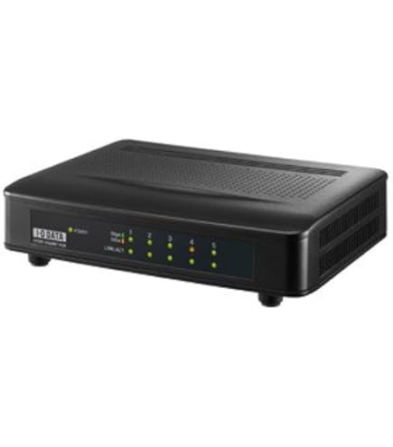 Amazon | BUFFALO 10/100M 5ポート スイッチングHub ブラック LSW3-TX