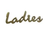 ドゥーブジャパン 欧州金物 サインプレート Ladies P ポリッシュ SL145P 1個