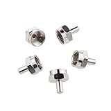 Baoblaze F-Type 　75 Ohms 　 ターミネータ　同軸ケーブル　信号力増加　接続ネジ　端子コネクタ　5個入り　