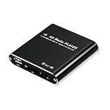 BGL マルチメディアプレーヤー HDMI4K 極小型 リピート再生機能 4GB内蔵 ブラック