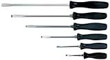 Williams 100P-6SD 6-Piece Premium Slotted Screwdriver Set by Snap-on Industrial Brand JH Williams [並