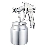 dack-in スプレーガン 塗装ガン 重量式 エアースプレー 塗装 エアブラシ DIY エアペイント 下壺タイプ 小型 F75 1.5mm 750ml