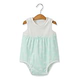 iTimes Baby ベビー服 新生児服 オーガニックコットン100％ ふんわり柔らかい肌触り 贈り物 出産祝い (52CM 0-3ヶ月, 緑)