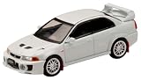 ホビージャパン HJ64 1/64 三菱ランサー GSR エボリューション 5 (CP9A) 1998 マッドフラップ付き スコーティアホワイト 完成品