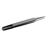 精密　ピンセット　クラフトツール　先細型 　ストレート　プラスチック製　帯電防止　4.7インチ