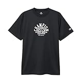 [チャンピオン] 半袖Tシャツ 半袖 丸首 速乾 高通気 抗菌防臭 グラフィックロゴプリント ショートスリーブTシャツ バスケットボール C3-BB318 メンズ ブラック