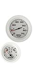 Sierra International 69723P Arctic Twin Engine Add On OB 2 Gauge Set Includes Tachometer & Voltmeter