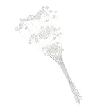 Perfk DIY　工芸　プラスチック製　ビーズ　花束　約50本　結婚式　ブライダルブーケ用　造花