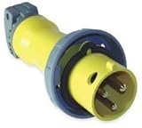Hubbell HBL330P4W Pin and Sleeve IEC Plug, 2 Pole, 3 Wire, 30 amp, 125V, Watertight by Hubbell