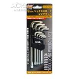 trad 9pcs. ヘックススローブレンチセット TTM-9 350110