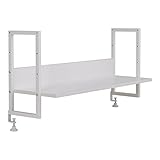 カグクロ シンプルデスク専用上棚／机上ラック ホワイト W975×D290×H430mm 机幅1000タイプ SPD-107-UT-WT