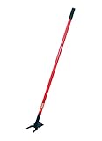Bully Tools 92357 12-Gauge 2-Prong Weeding Hoe with Fiberglass Handle [並行輸入品]