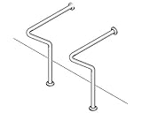 バリアフリー手摺 洗面・手洗器用標準取付タイプ（B・D・G） SK-258S　　新協和