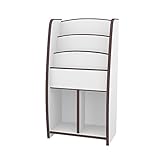 【JAJAN】マガジンラック スリム 幅48cm ブラウン［完成品][おまけ付き]【知育家具EVAキッズシリーズ】MRJ-48HD_s